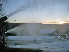 Mount Snow Fires Up Snowmaking System, Opens Terrain Park
