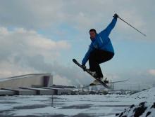 Unusual Snowfall in Europe’s City Suburbs Lead Indoor Skiers to Ski Outdoors