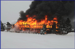 Fire at Powderhorn Destroys Lodge