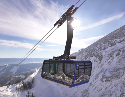 New Lone Peak Tram Opens at Big Sky Resort