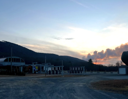Blue Mountain Resort Assists Crews Fighting Nearby Wildfire