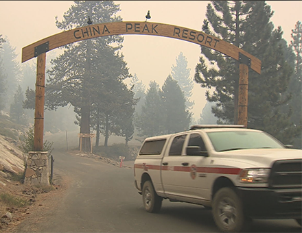 Wildfires Rage Near Western Resorts