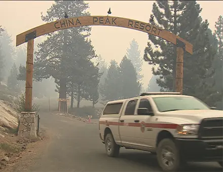 Wildfires Rage Near Western Resorts