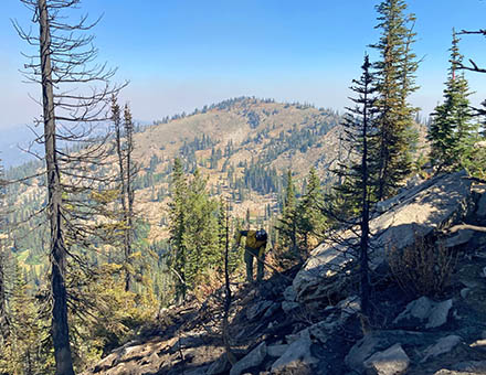 Rainbow Fire at Brundage Now Under Control