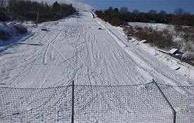 Too Much Snow Closes a Dry Slope in the United Kingdom