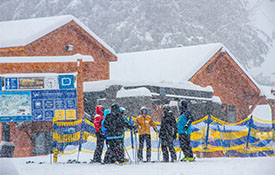 Miracle March Brought Snow, People