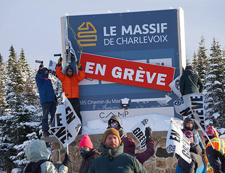 Le Massif Shuttered with Workers’ Strike, Partial Reopening Planned