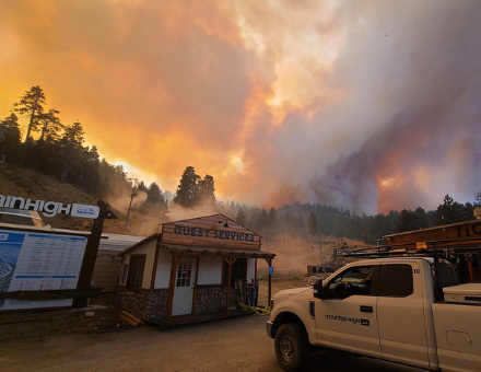 Extent of Fire Damage at Mountain High “Too Soon to Tell,” Says Karl Kapuscinski