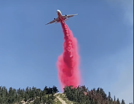 Vista Fire Nears Mt. Baldy