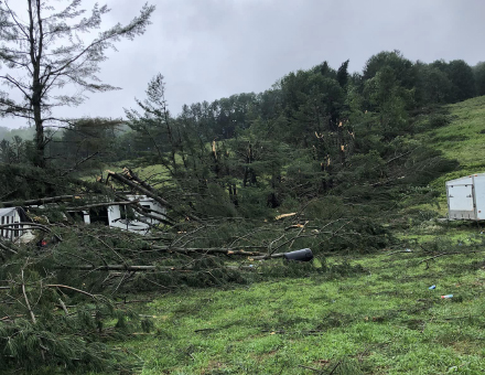 Tornado Damages Chairlifts, Buildings at Snow Ridge