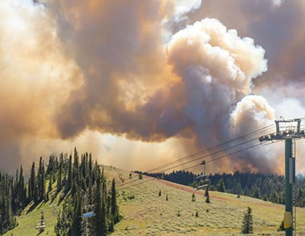 Rock Fire Closes Tamarack Resort, Threatens Surrounding Community