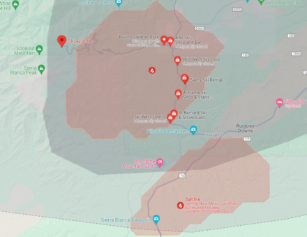 New Mexico Ski Area Closes as South Fork Wildfire Approaches