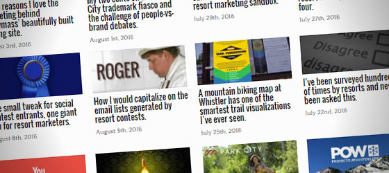 I bet you could update your resort’s blog twice as often without writing a single post.