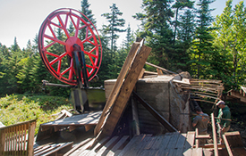 Idle Chairlift Terminal Uprooted at Sunday River