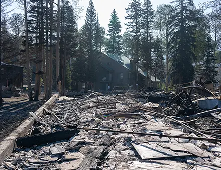 Eagle Point Assesses Significant Damage Following Cottonwood Fire